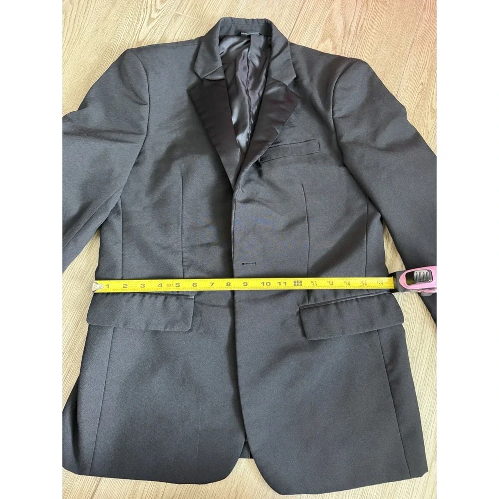 Southeastern Performance Apparel Men's Black Satin Tuxedo Jacket 32S Slim Fit